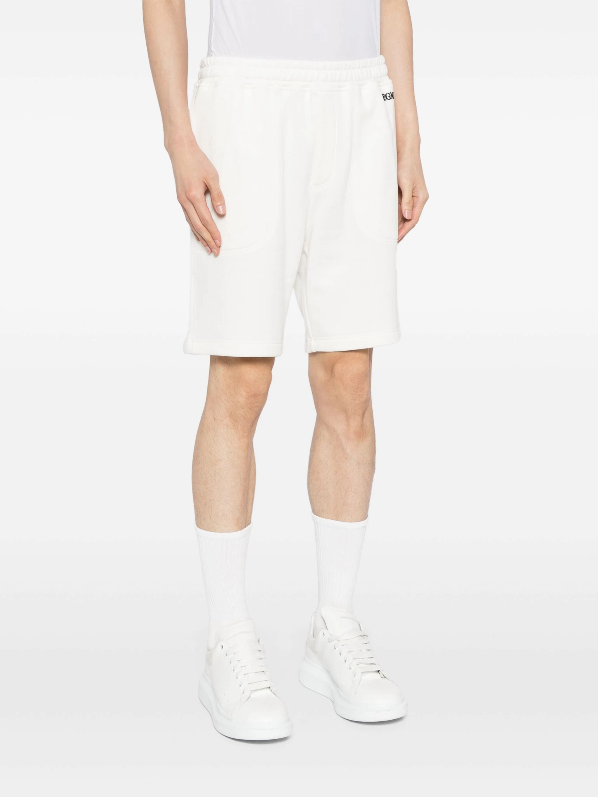 Logo-Embroidered Jersey Track Shorts