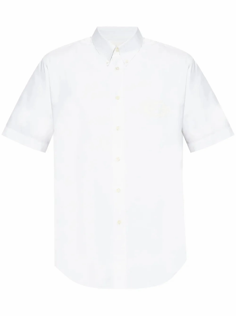 Logo-Embroidered Shirt mens polos clearance