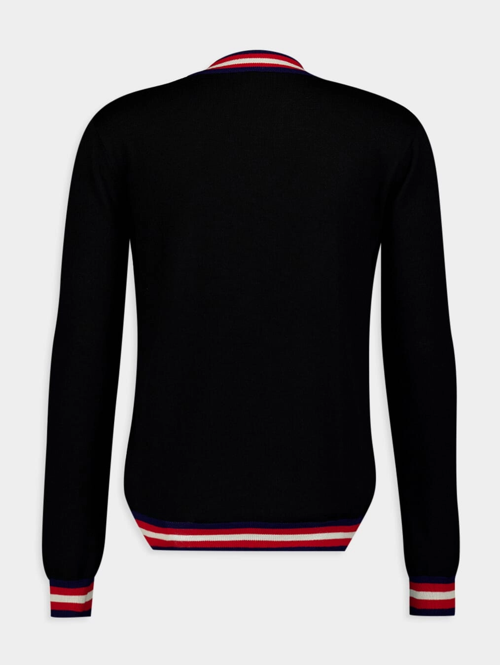 Logo-Jacquard Merino Jumper
