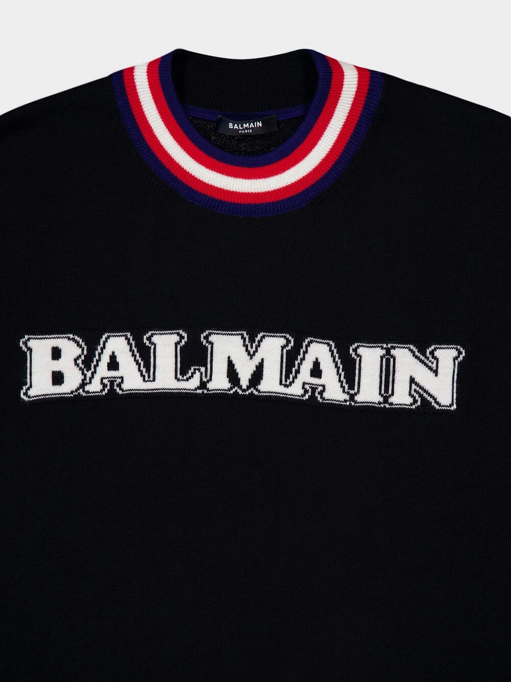 Logo-Jacquard Merino Jumper