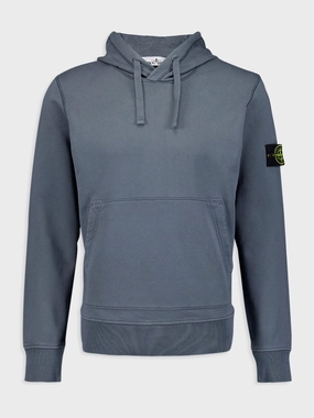 Logo-Patch Cotton Hoodie Tops Mens - thermal tops