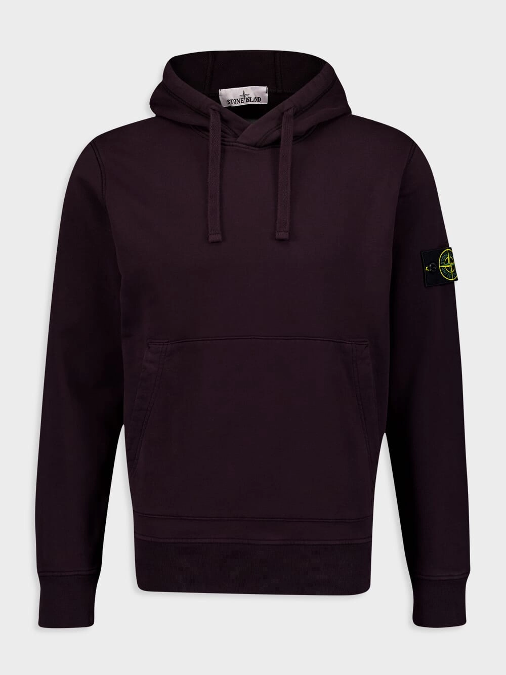 Logo-Patch Cotton Hoodie Tops Mens - thermal tops