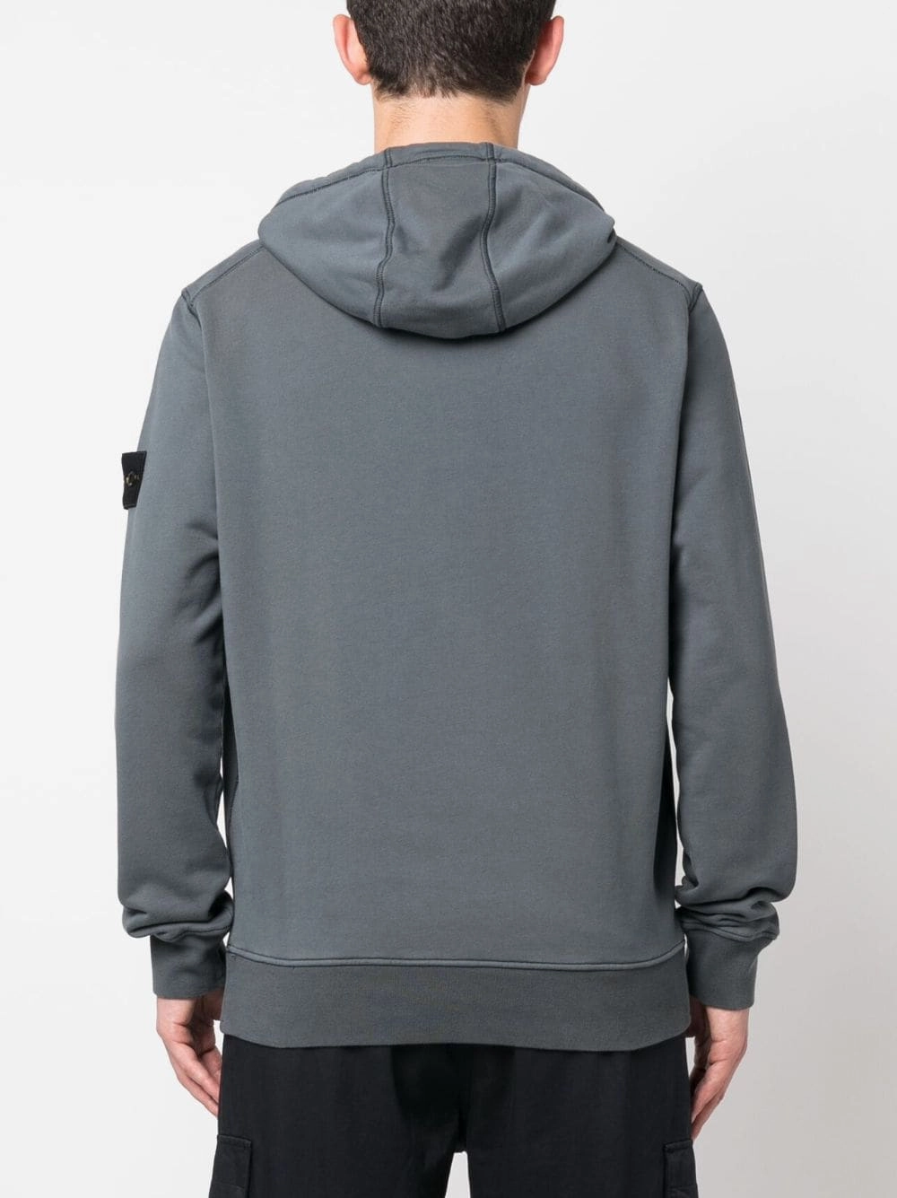 Logo-Patch Cotton Hoodie