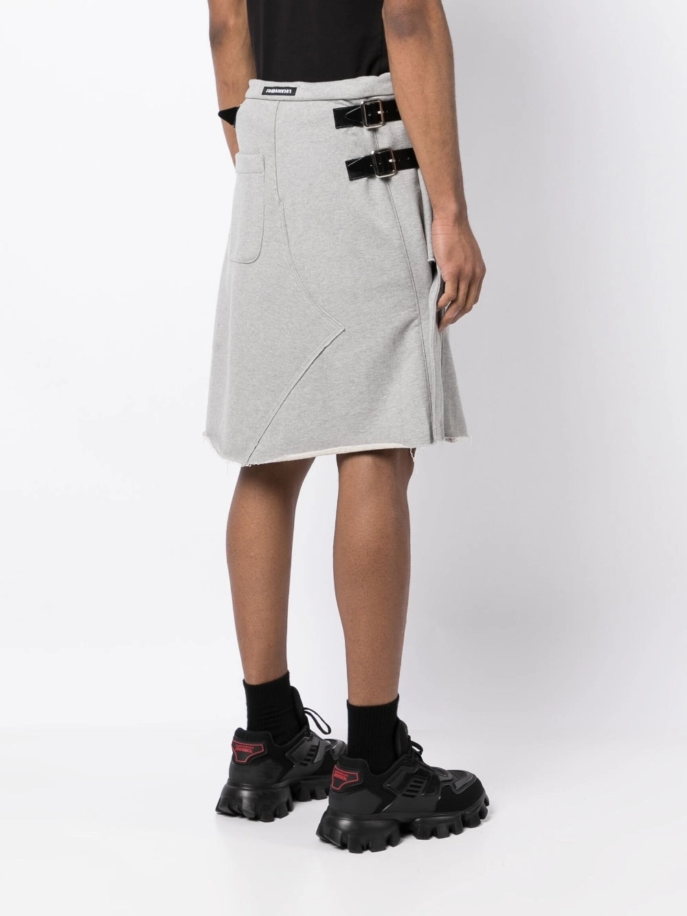 Logo-Patch Cotton Track Shorts