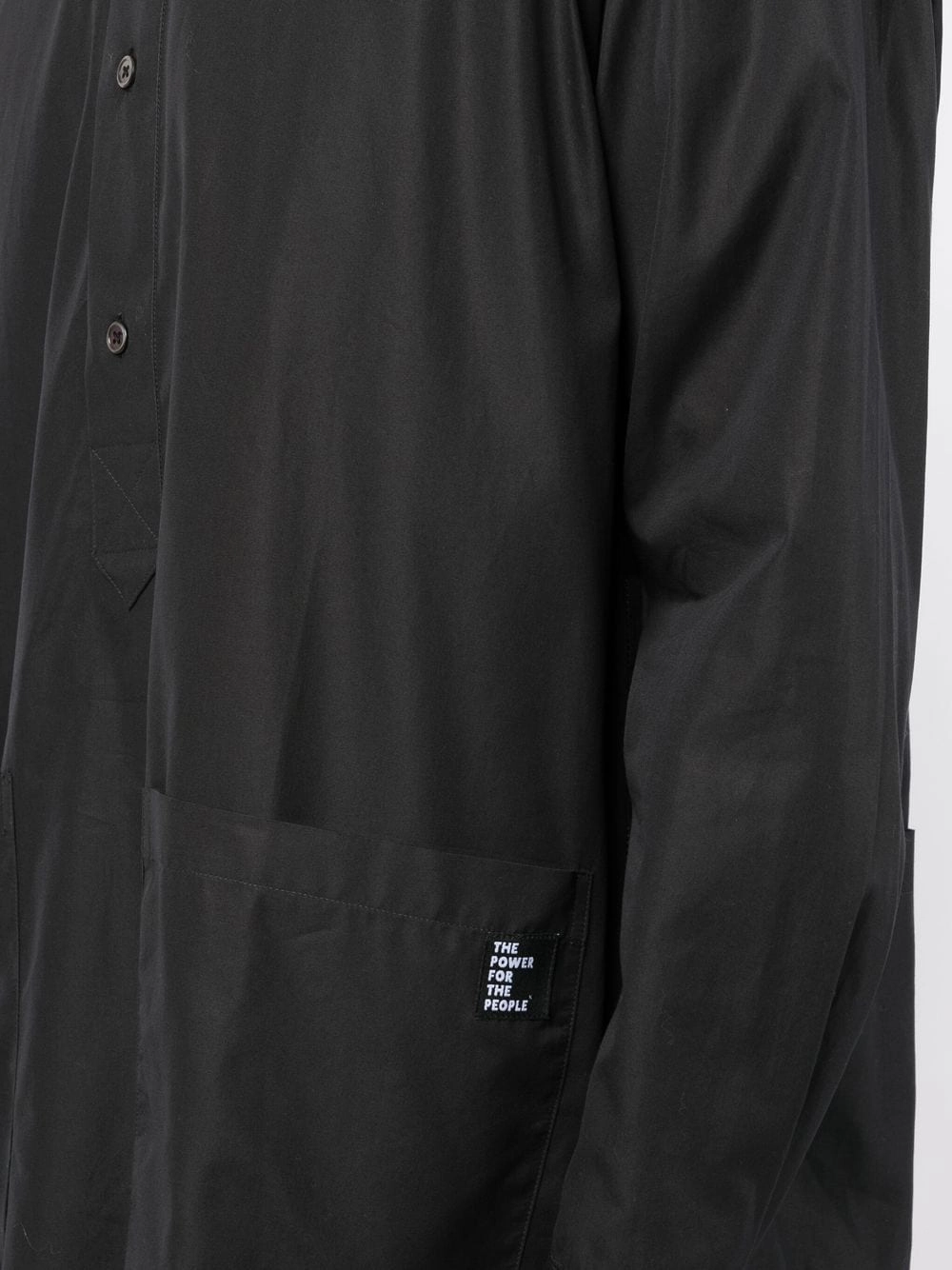 Logo-Patch Detail Shirt