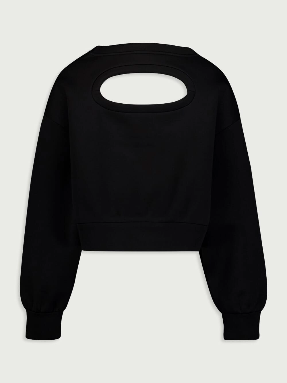 Logo-Plaque Cut-Out Jumper