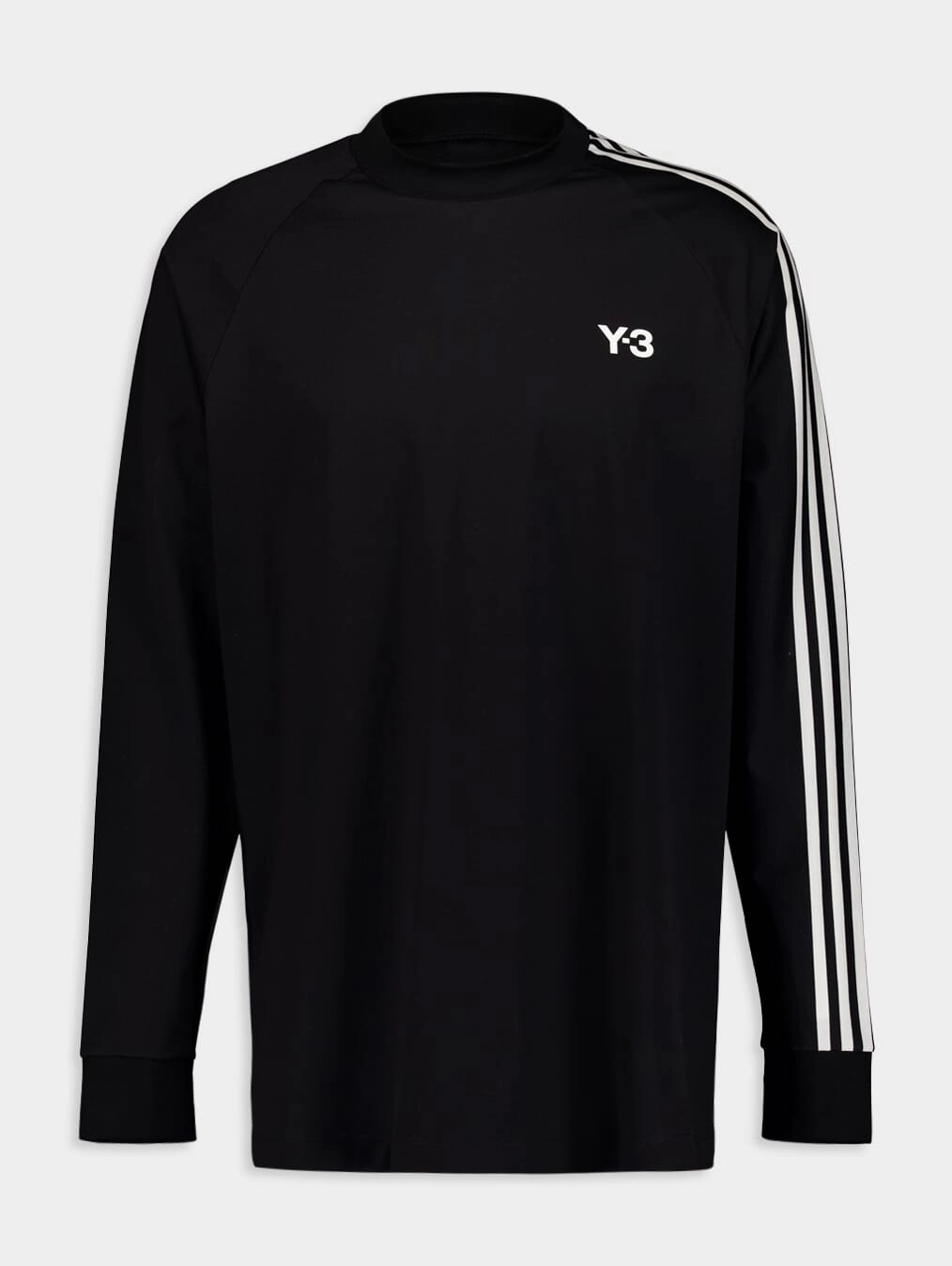 Logo-Print 3-Stripes Sweatshirt Tops Mens - thermal tops