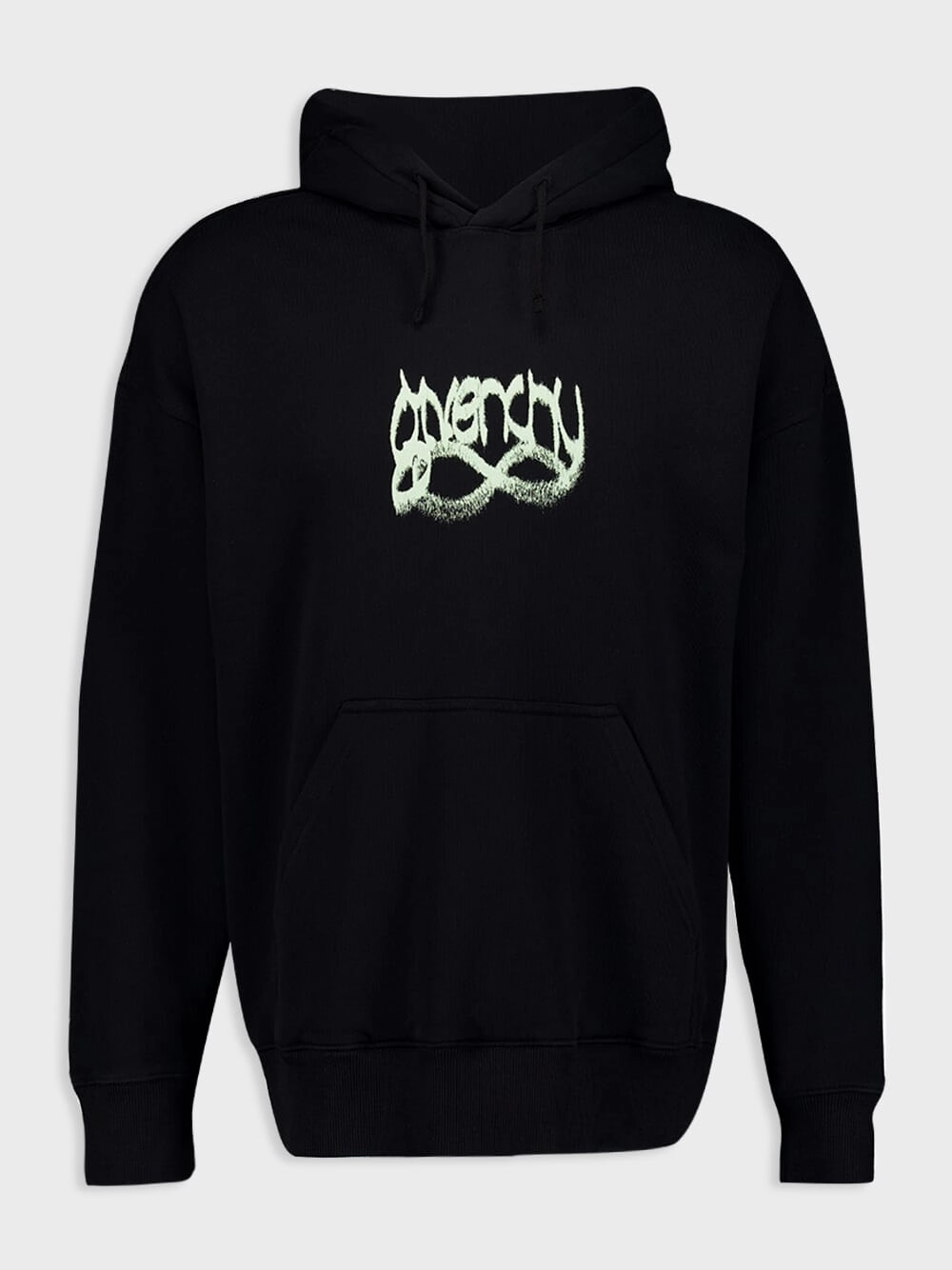 Logo-Print Cotton Hoodie Tops Mens - thermal tops