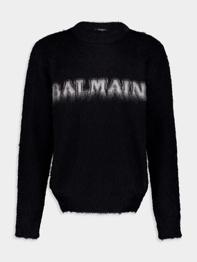 Logo-Print Mohair Jumper Knitwear Mens - men's sweaters sale