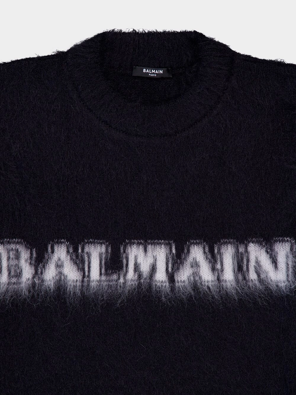 Logo-Print Mohair Jumper