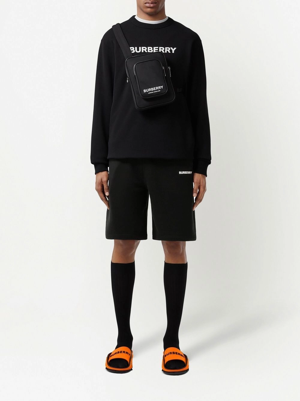 Logo-Print Track Shorts