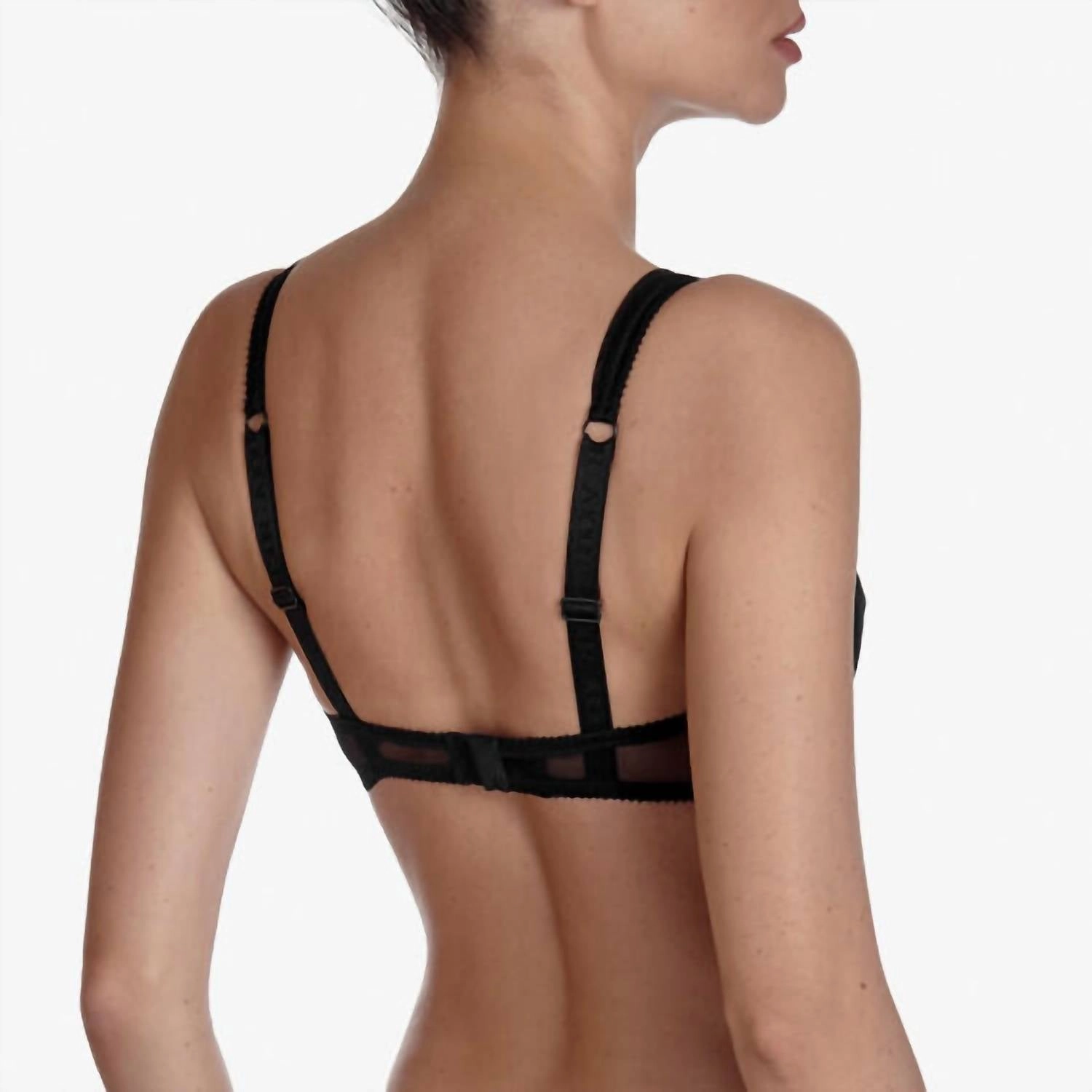 Long Bra In Black