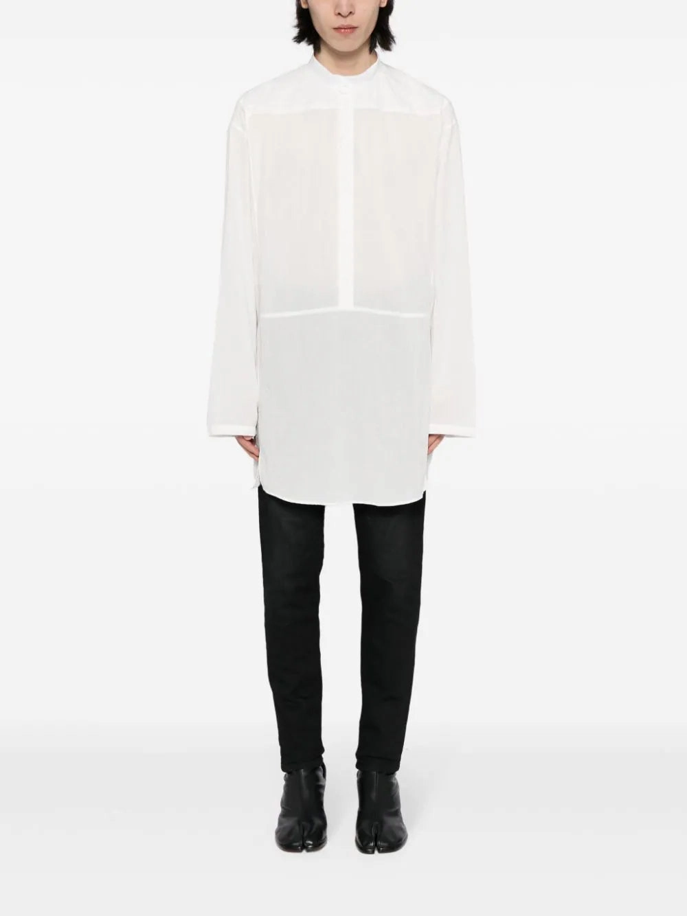 Long-Sleeve Cotton Shirt