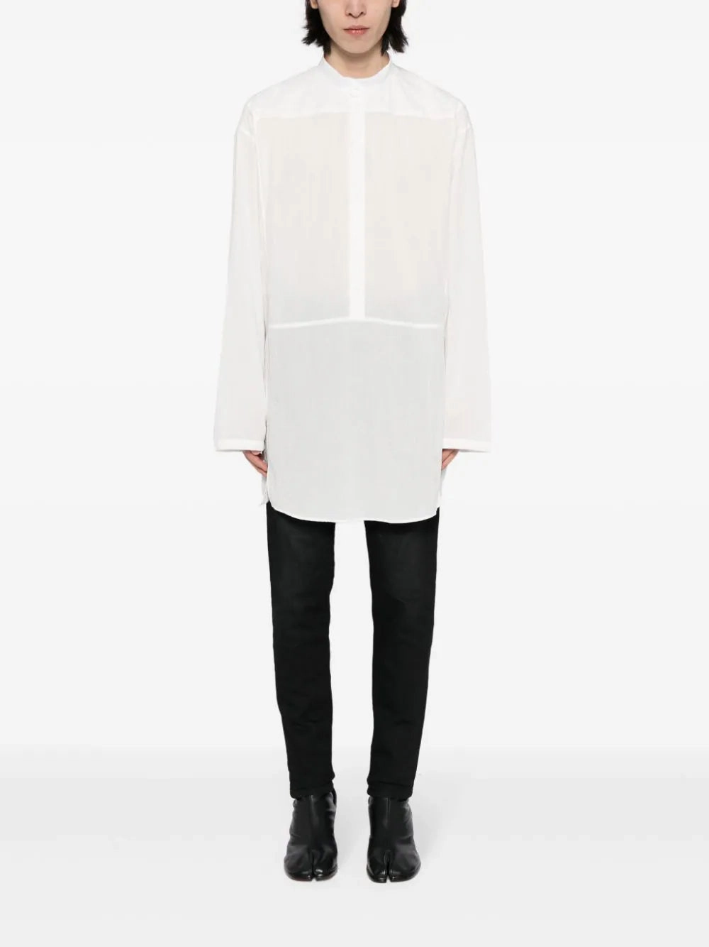 Long-Sleeve Cotton Shirt