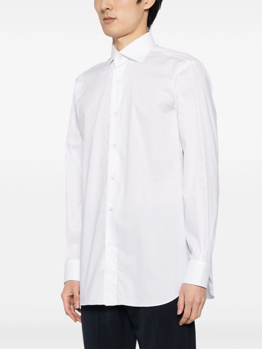 Long-Sleeve Cotton Shirt
