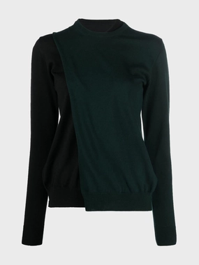 Long-sleeve wool knitted top Knitwear Womens - women's knitwear cheap