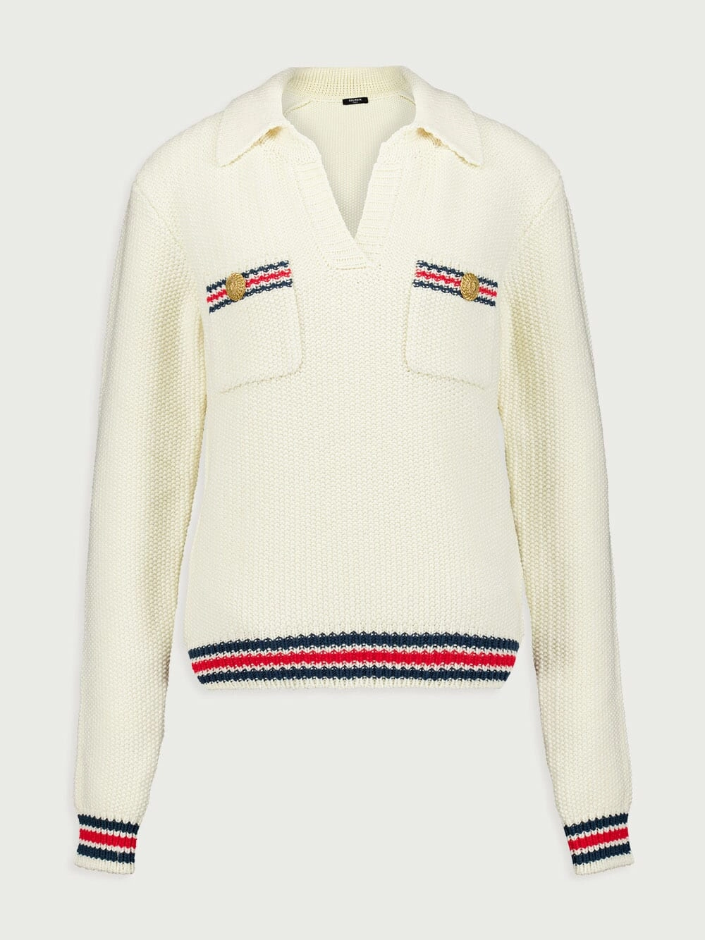 Longsleeve Knit Polo Knitwear Womens - women's knitwear cheap