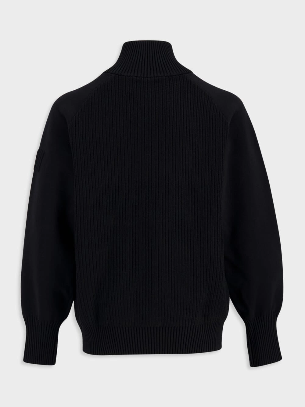 Loose Fit Funnel-Neck Knit Sweater