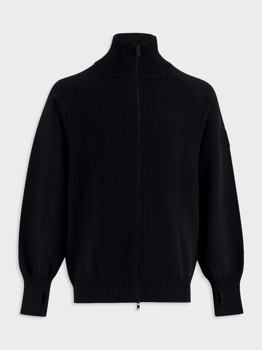 Loose Fit Funnel-Neck Knit Sweater Knitwear Womens - women's knitwear cheap