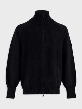 Loose Fit Funnel-Neck Knit Sweater Knitwear Womens - women's knitwear cheap