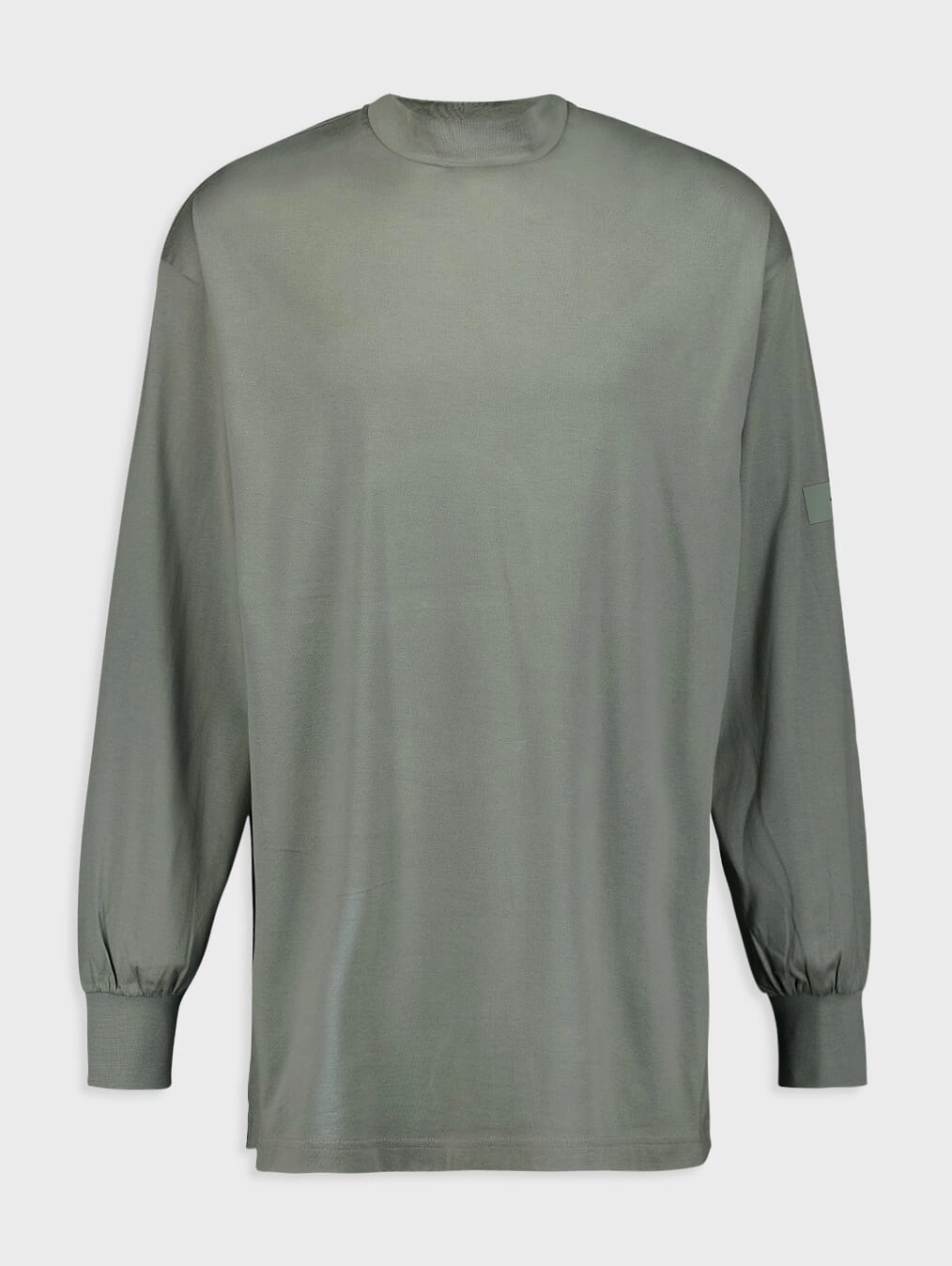 Loose Fit Mock Neck Cotton Sweatshirt Tops Mens - thermal tops