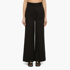 Loulou Studio Women's Cotton And Linen Trousers womens yoga pants sale
