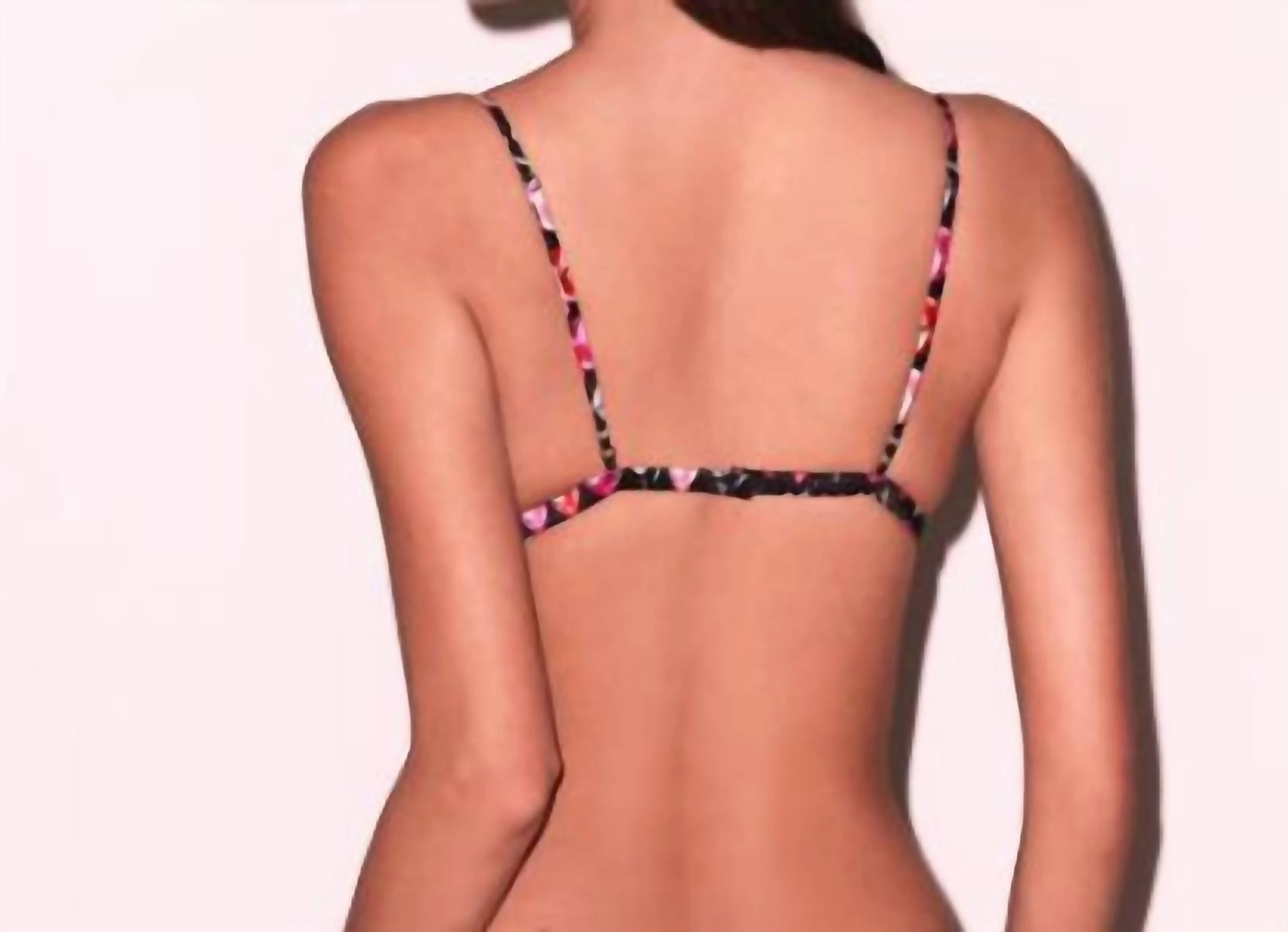 Luxe Triangle Bra In Heartbreaker Print