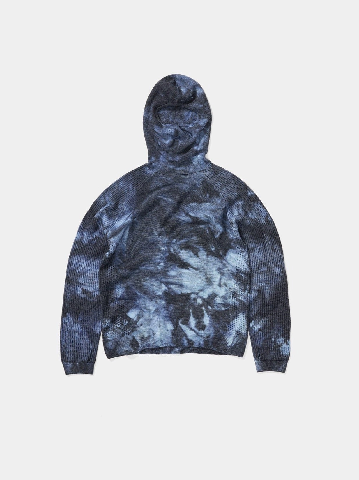 M Balaclava Sweater - Navy Wave Dye