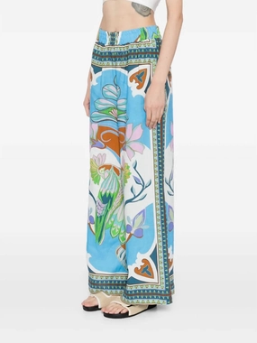 Madison Pants In Blue Multi womens denim shorts discount