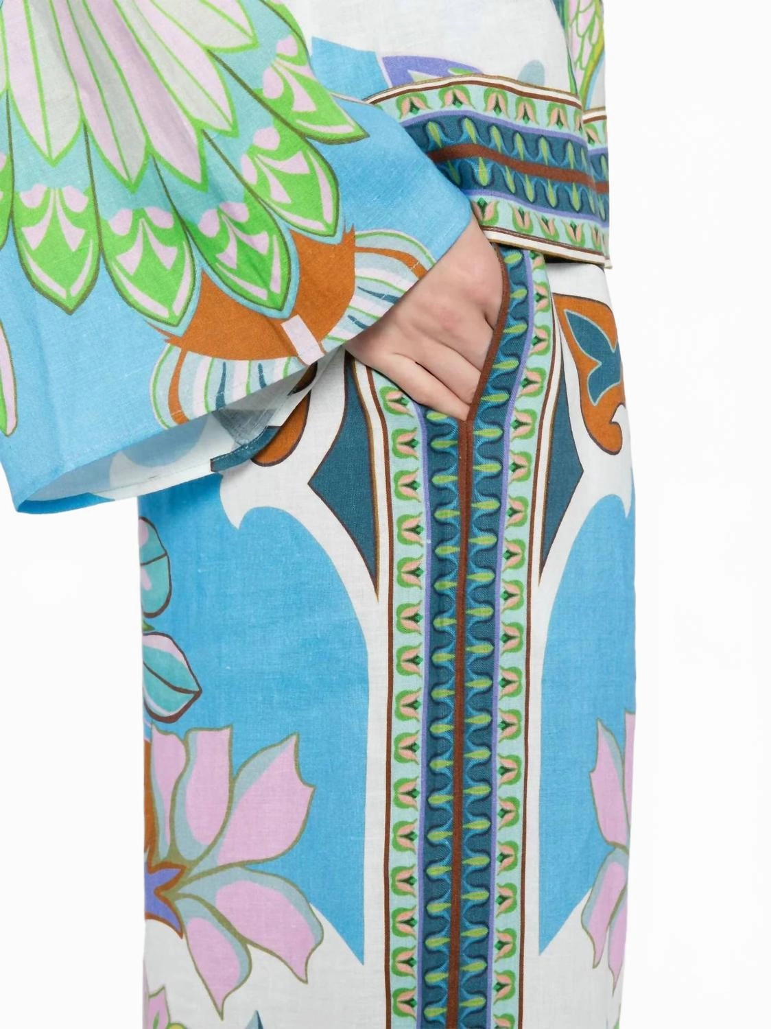 Madison Pants In Blue Multi