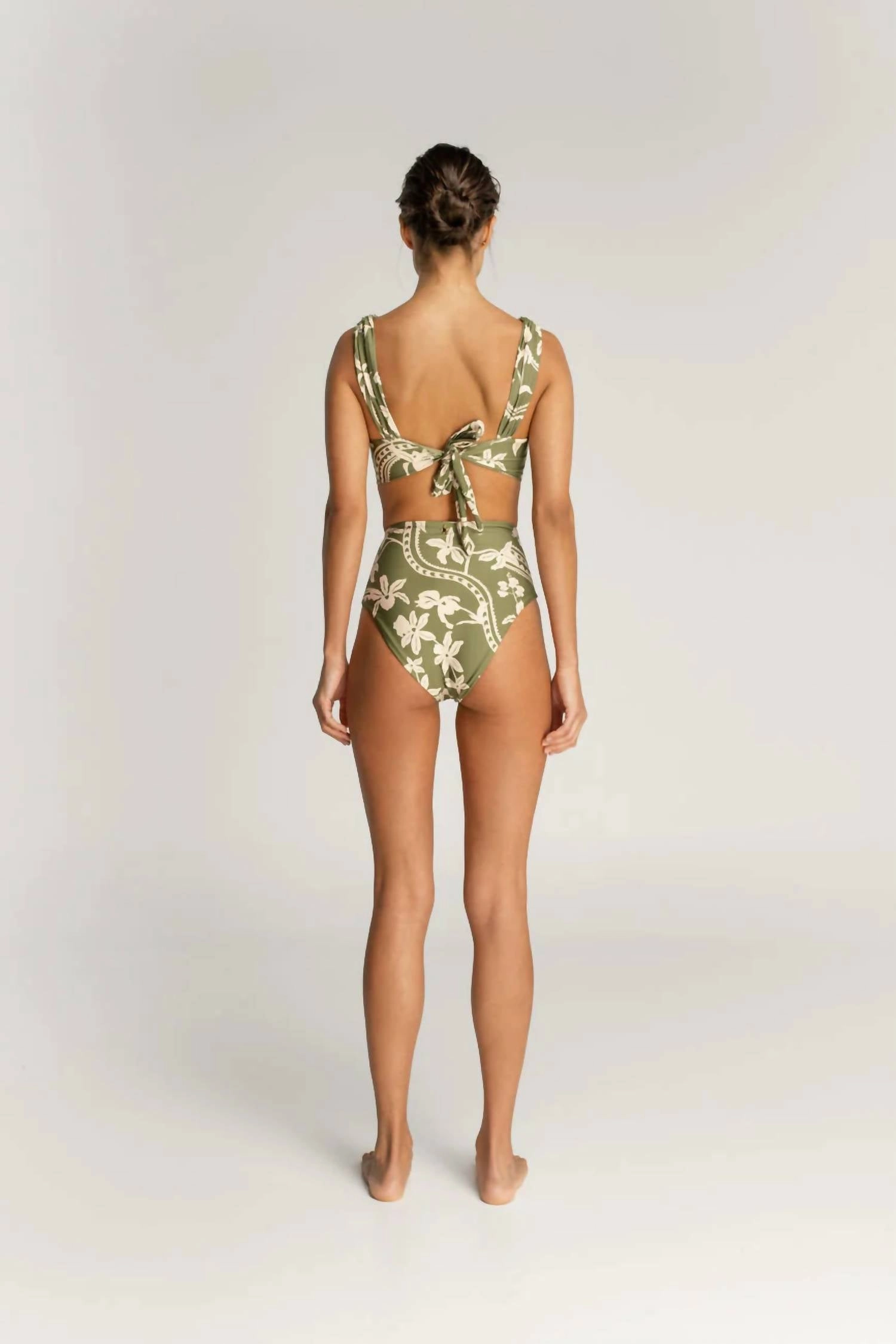 Magnolia Bikini Bottom In Emerald