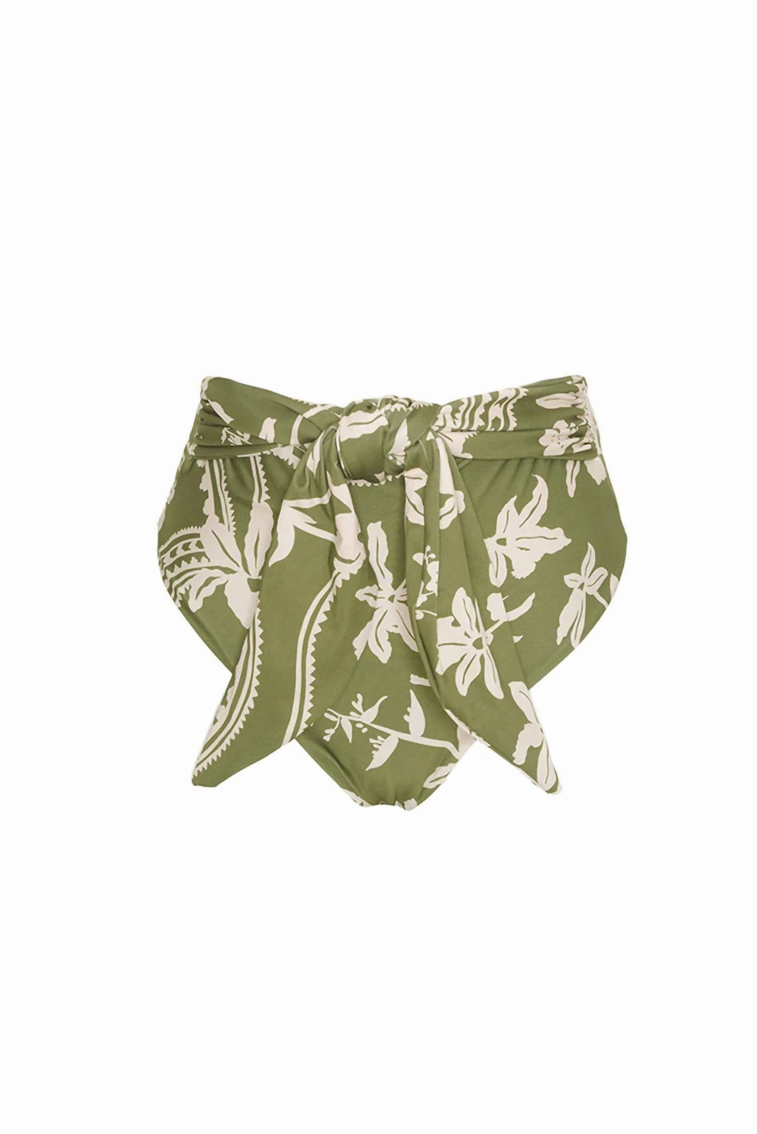 Magnolia Bikini Bottom In Emerald