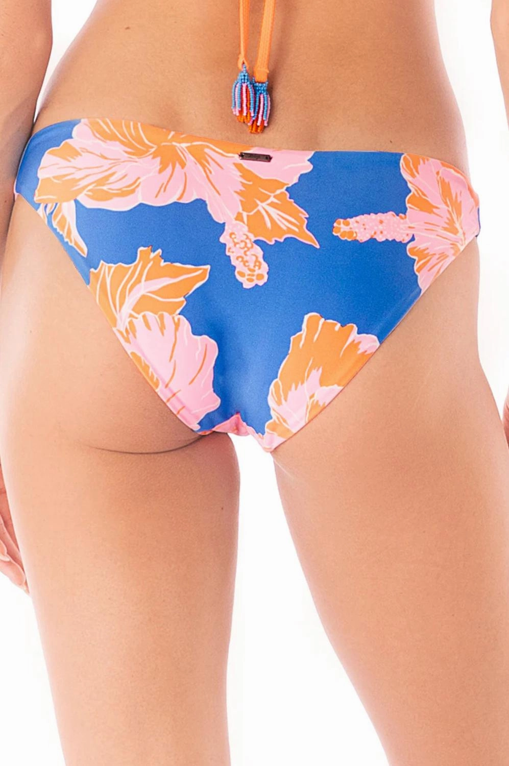 Magnolia Mirage Flirt Bikini Bottom In Bright Blue