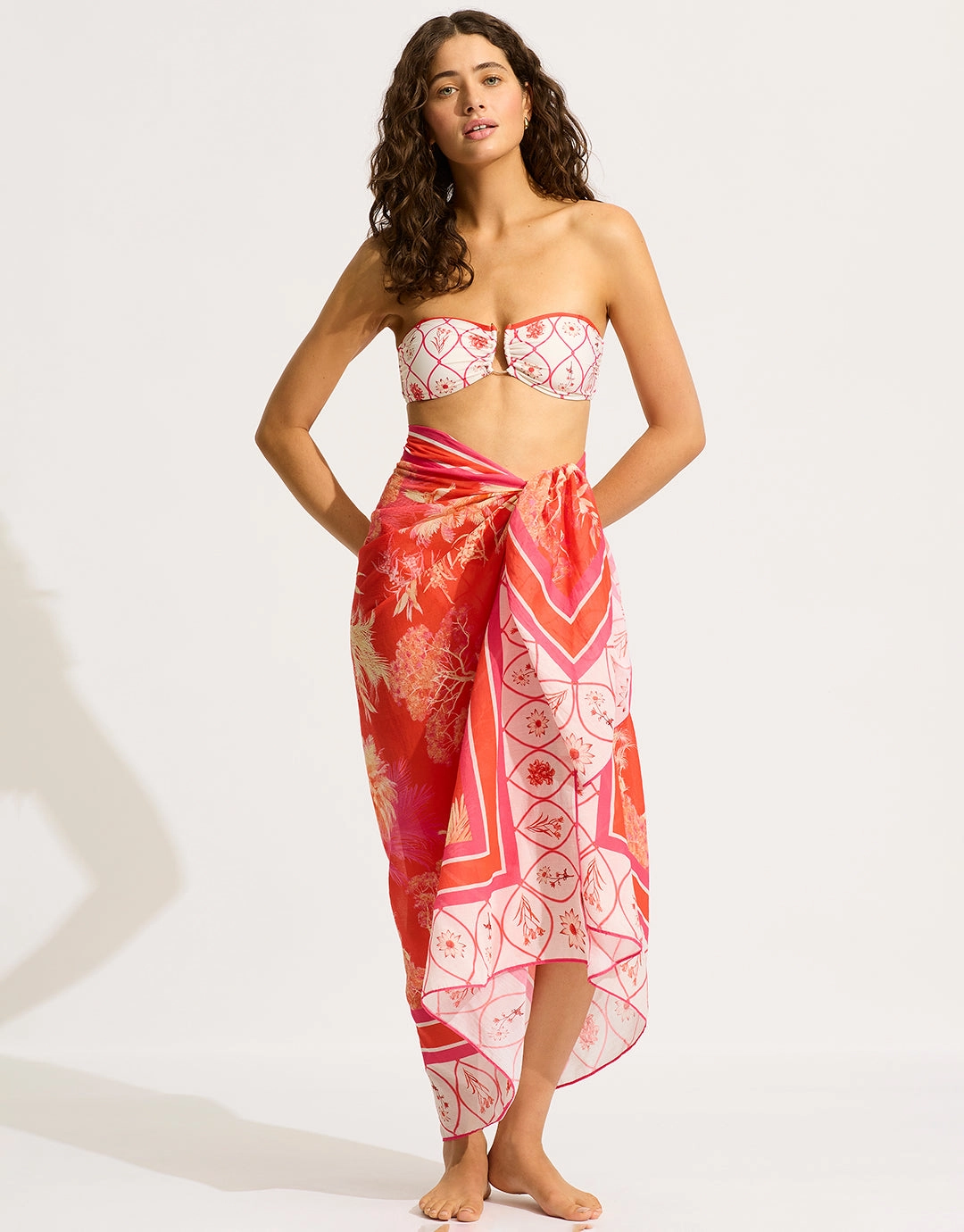 Marbella Sarong - Flame Swim Womens - bikinis clearance