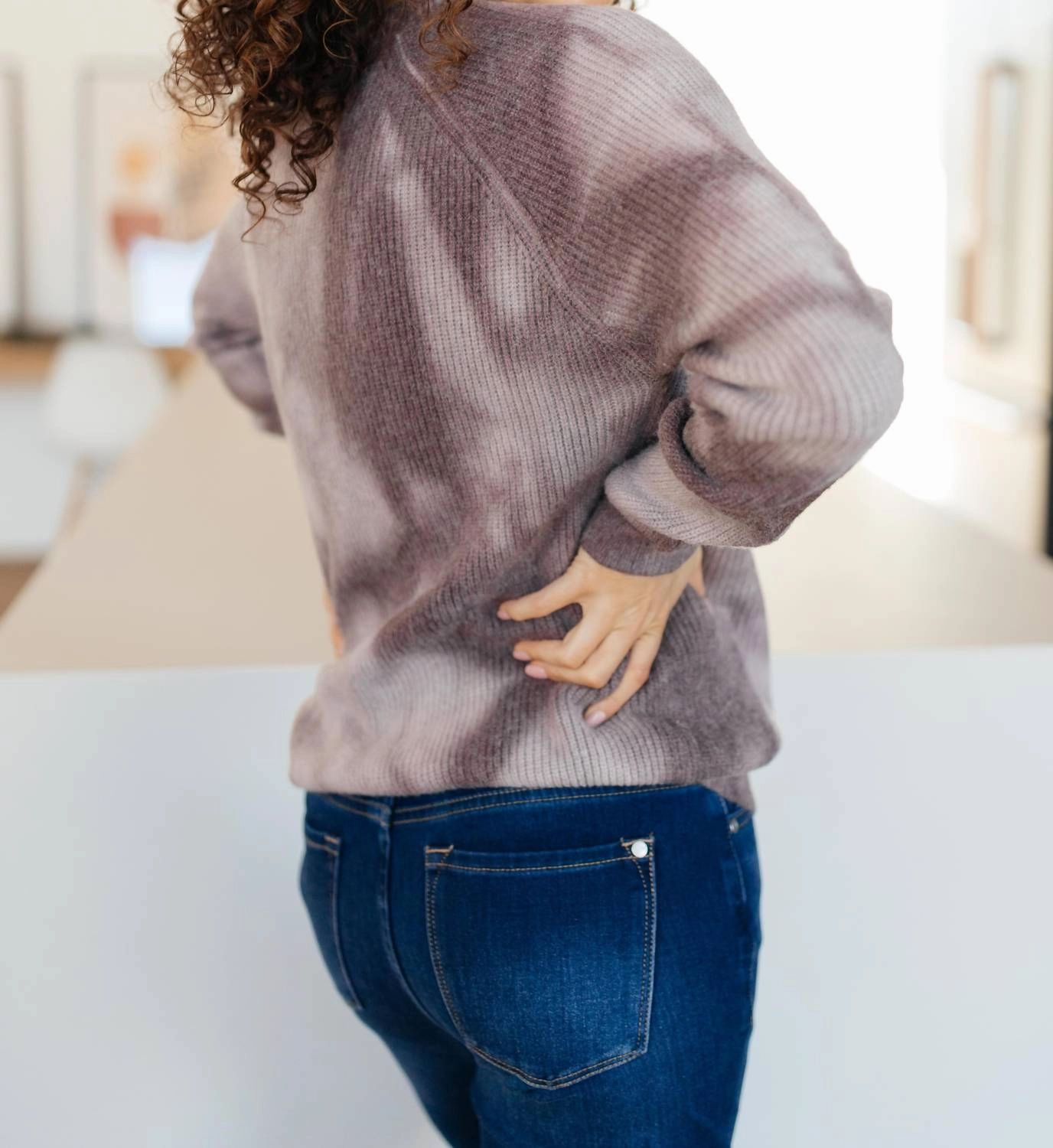 Margo Long Sleeve Top In Plum