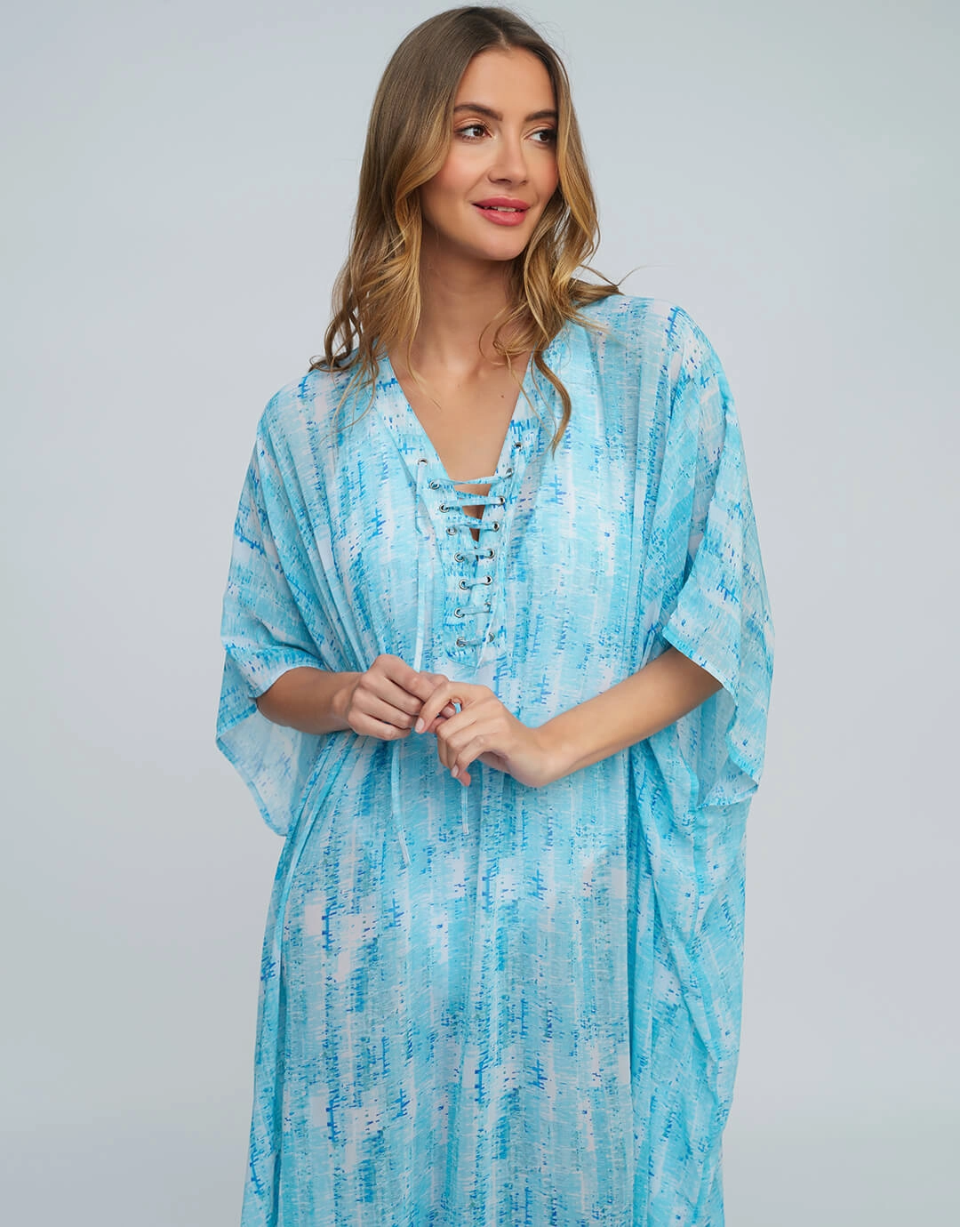 Marina Maxi Kaftan - Blue