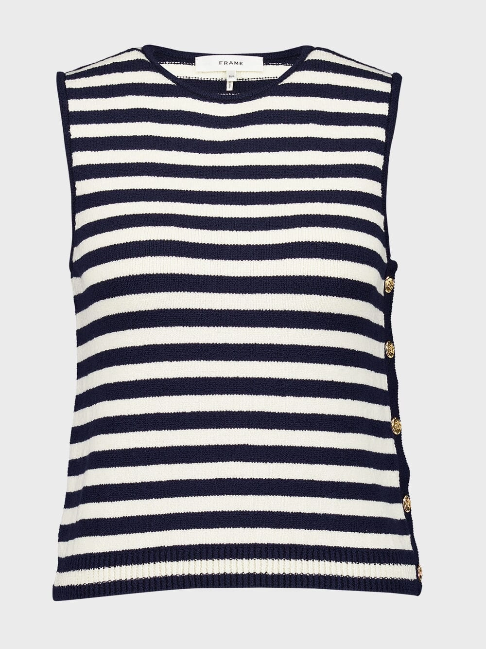 Mariner Striped Cotton-Blend Tank Knitwear Womens - women's knitwear cheap