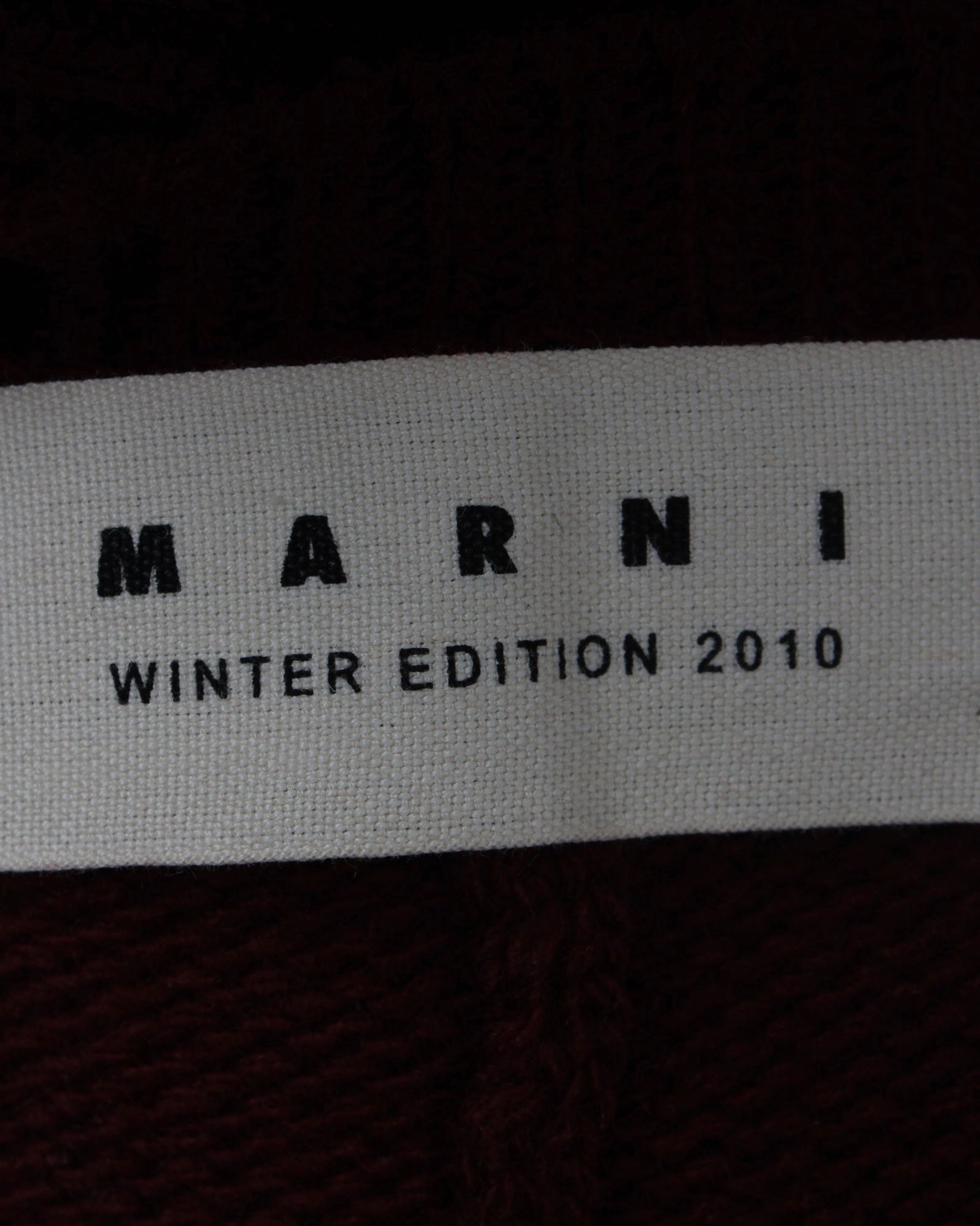 Marni Sweater in Maroon Wool