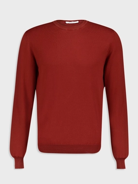 Maroon Cotton Crew Neck Sweatshirt Knitwear Mens - men's sweaters sale