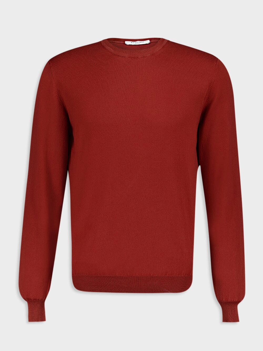 Maroon Cotton Crew Neck Sweatshirt Knitwear Mens - men's sweaters sale