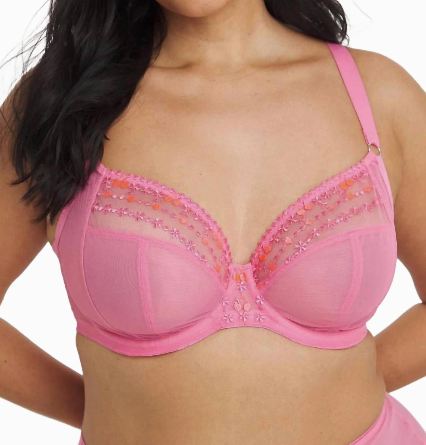 Matilda Underwire Plunge - Plus In Wild Cherry
