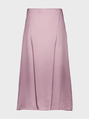 Mauve Pink FF Silk Skirt womens slacks clearance