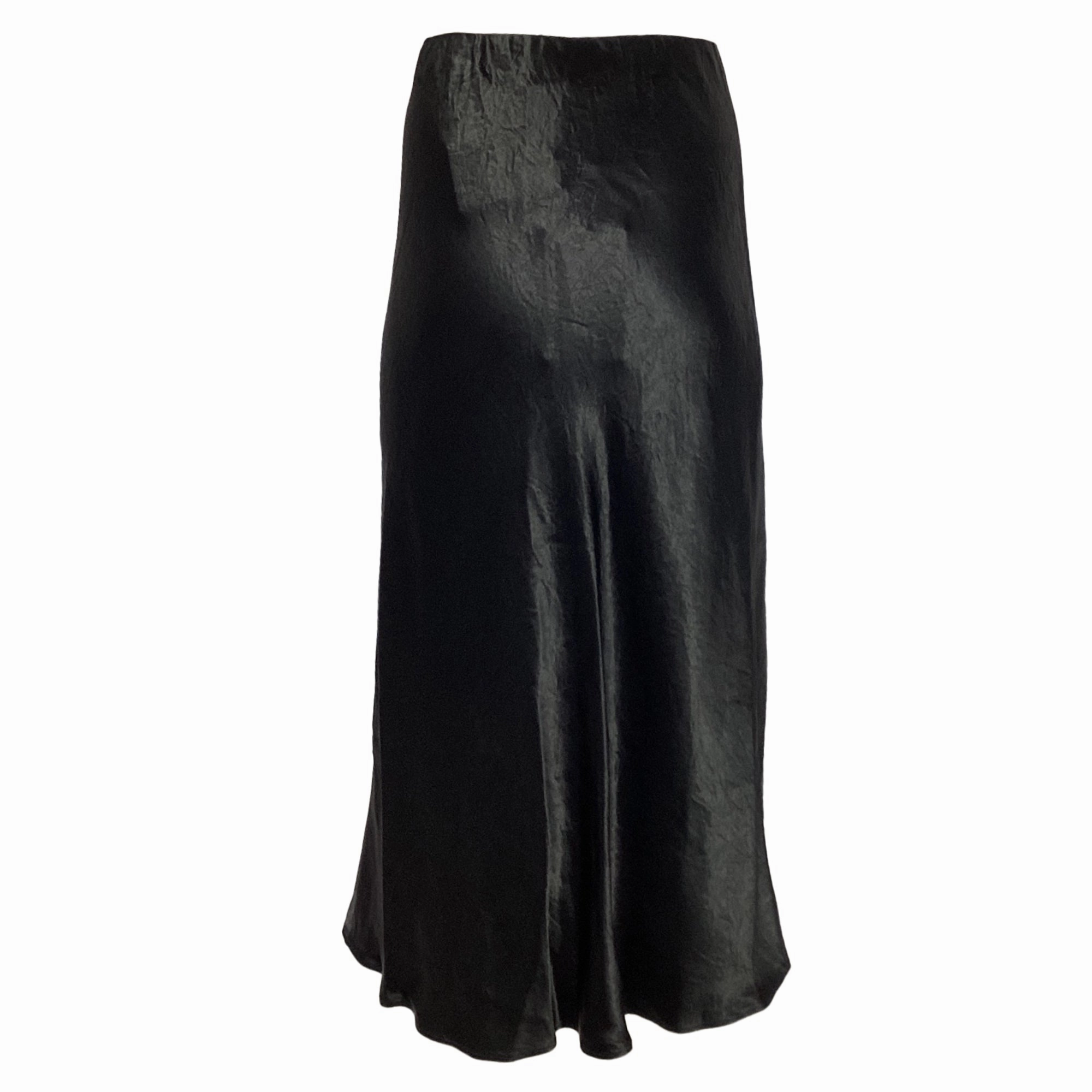 Max Mara Leisure Alessio Midi Skirt in Black Acetate