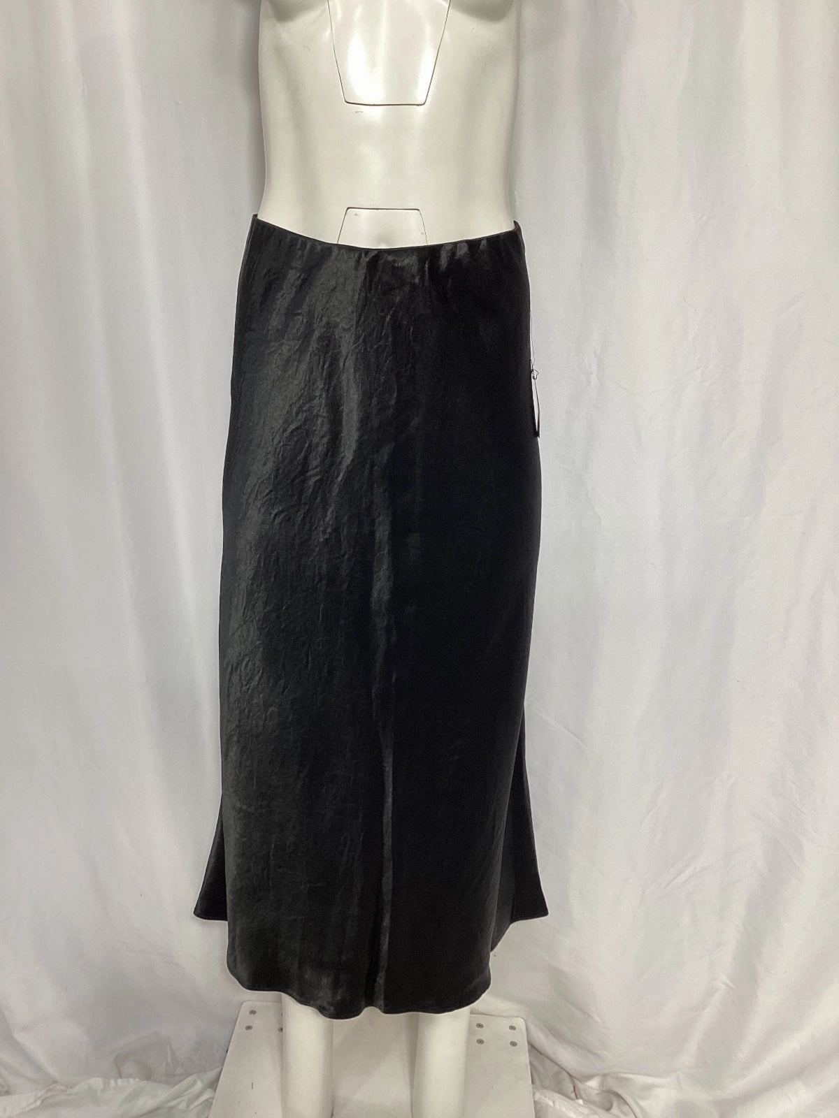 Max Mara Leisure Alessio Midi Skirt in Black Acetate