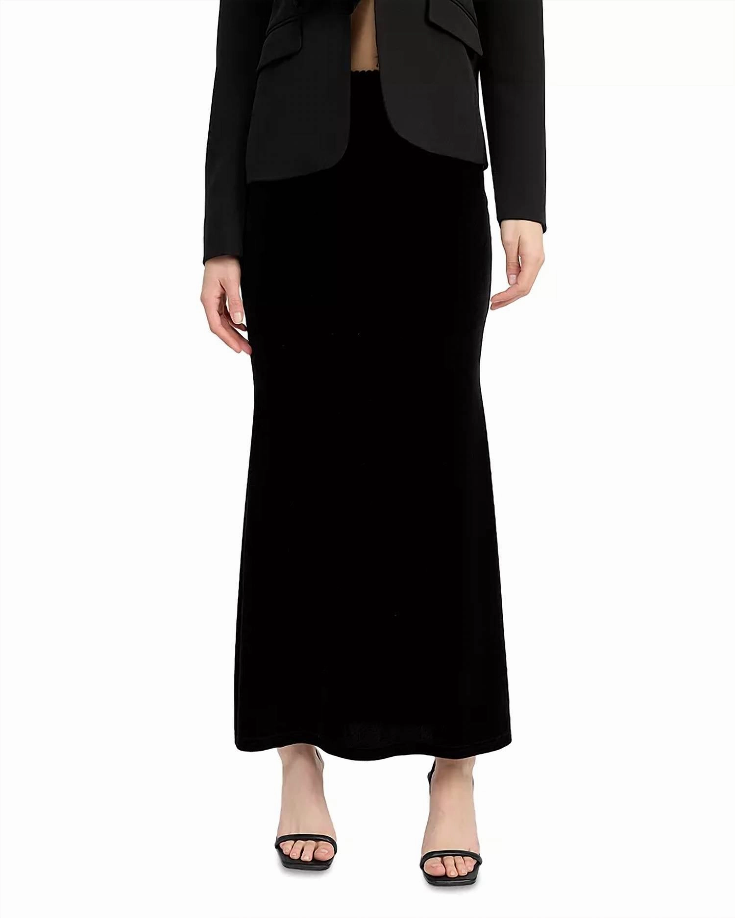 Mckenna Maxi Skirt In Black