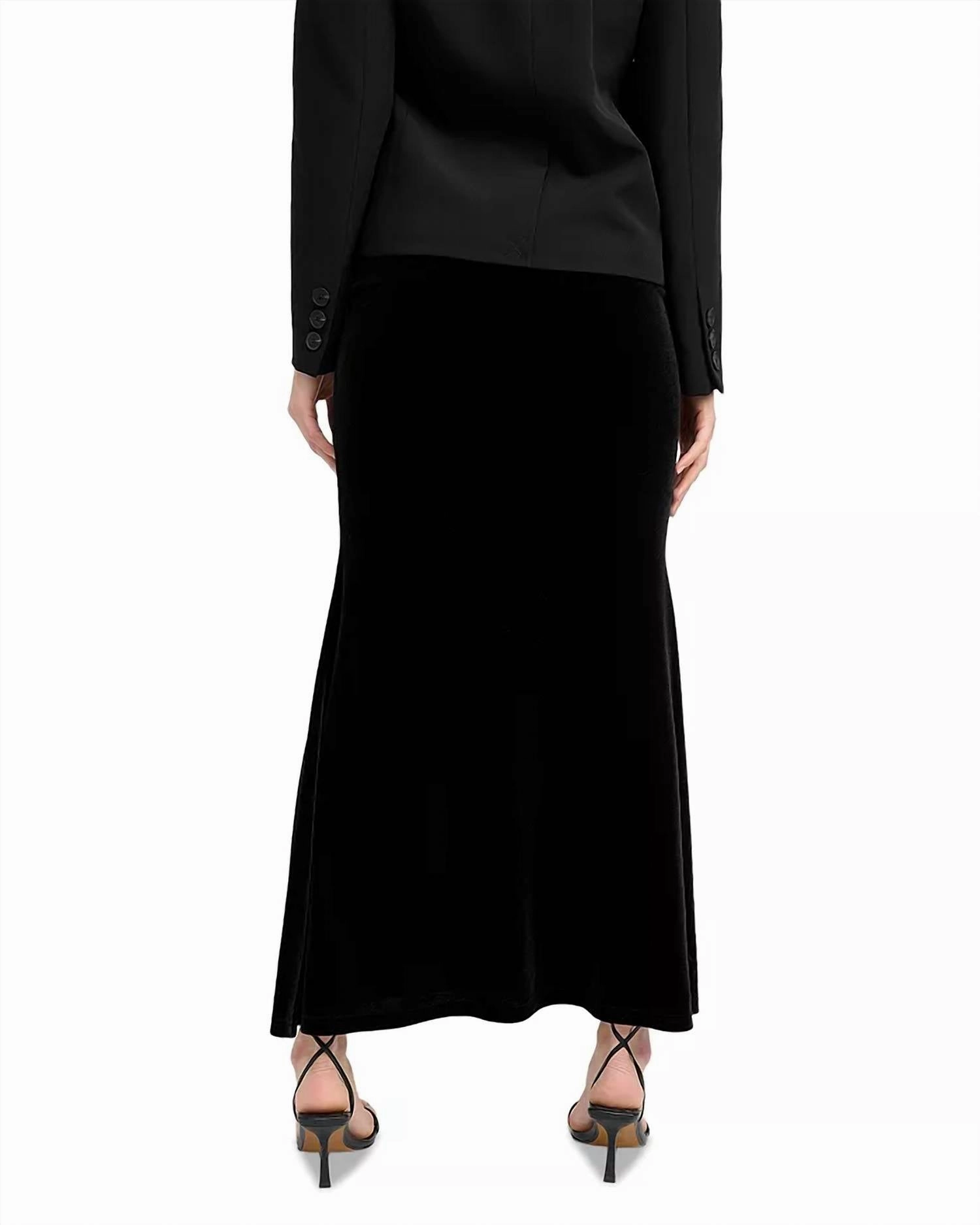 Mckenna Maxi Skirt In Black