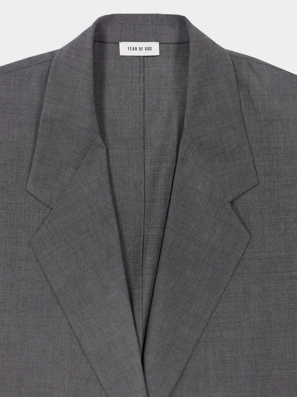 Melange Titanium Grey Oxford California Blazer