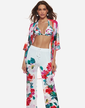 Melania Beach Trouser - Floral Multi Swim Womens - swimwear sale