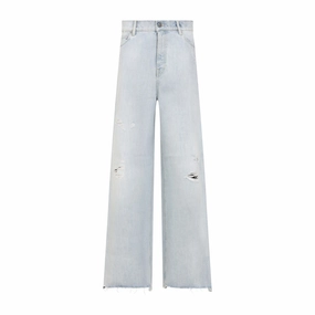 Melody Boyfriend Light Blue Cotton Jeans womens bike shorts cheap