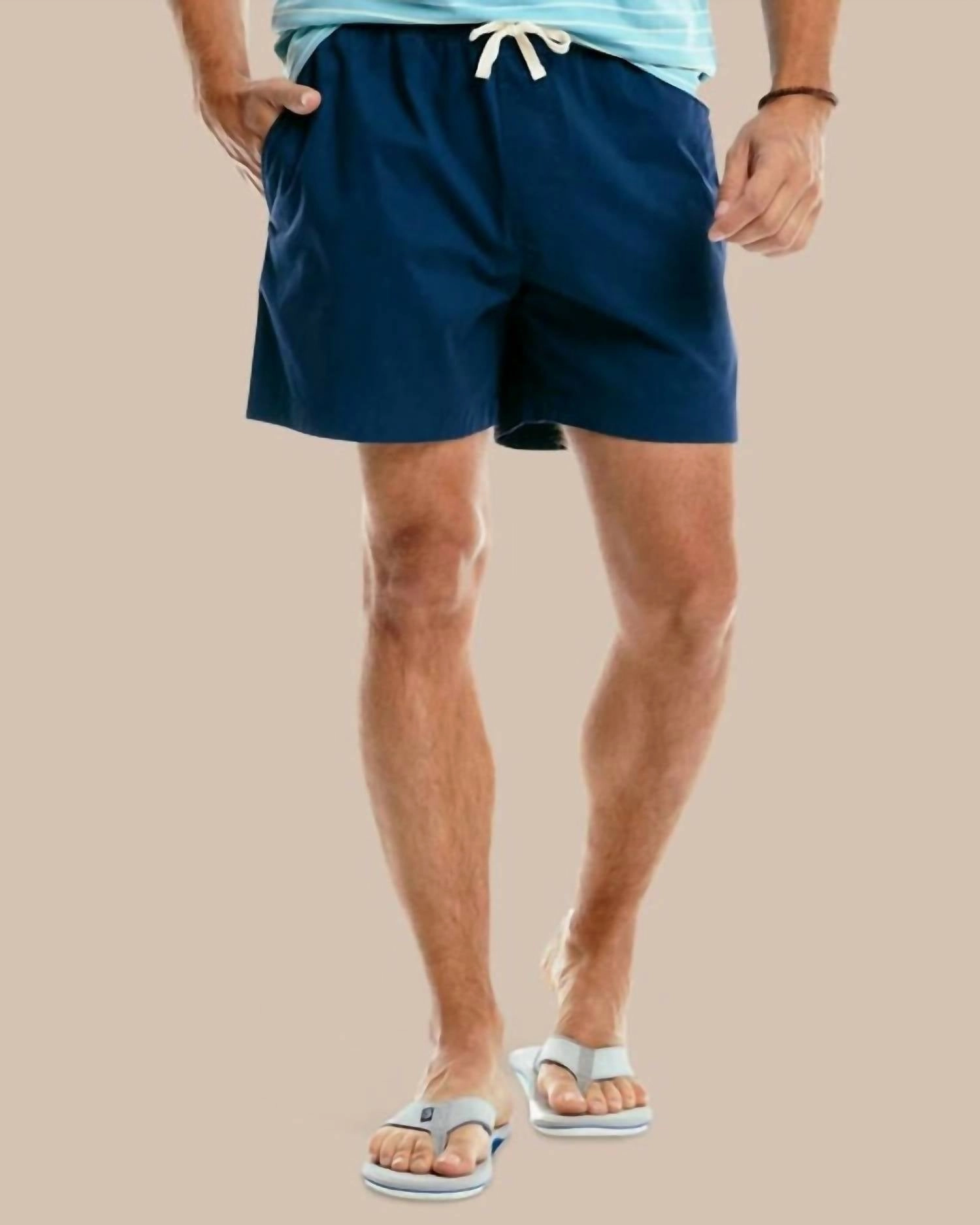 Men's 6In Sun Farer Short In Navy